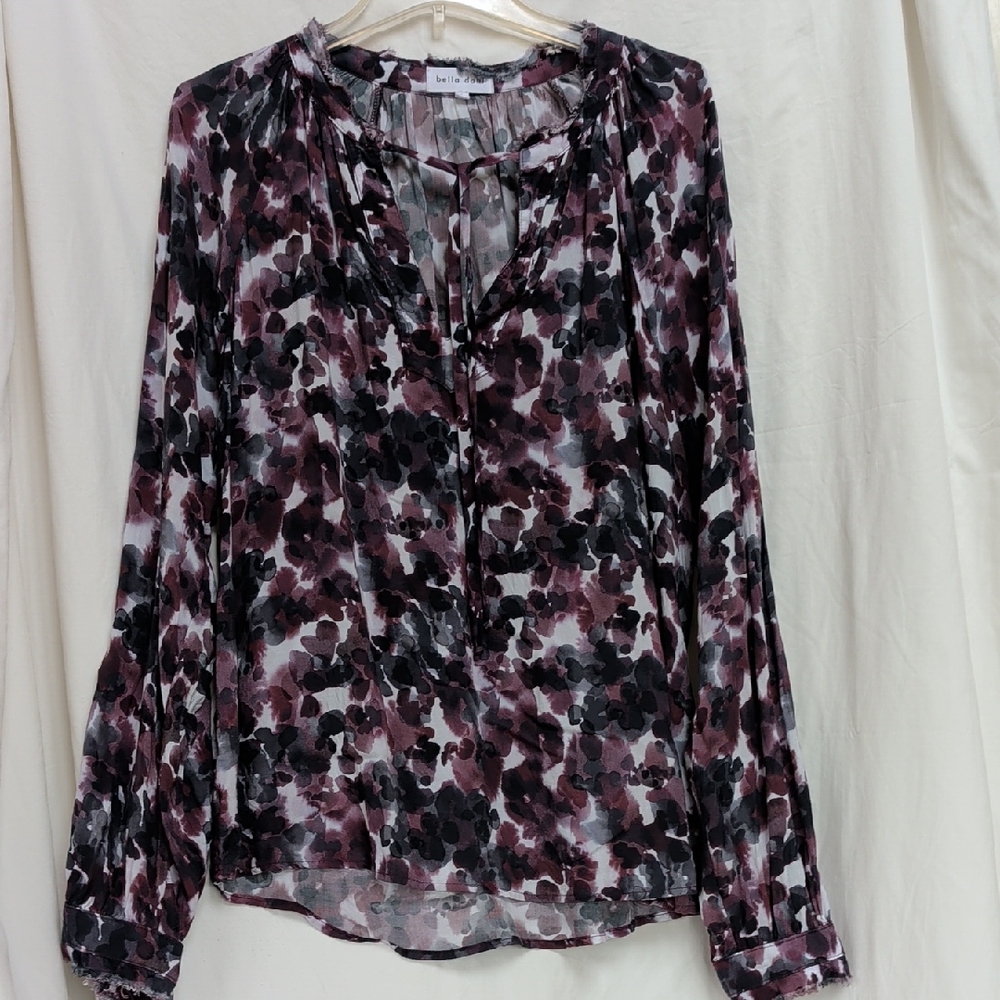 Bella Dahl silky soft peasant-style blouse